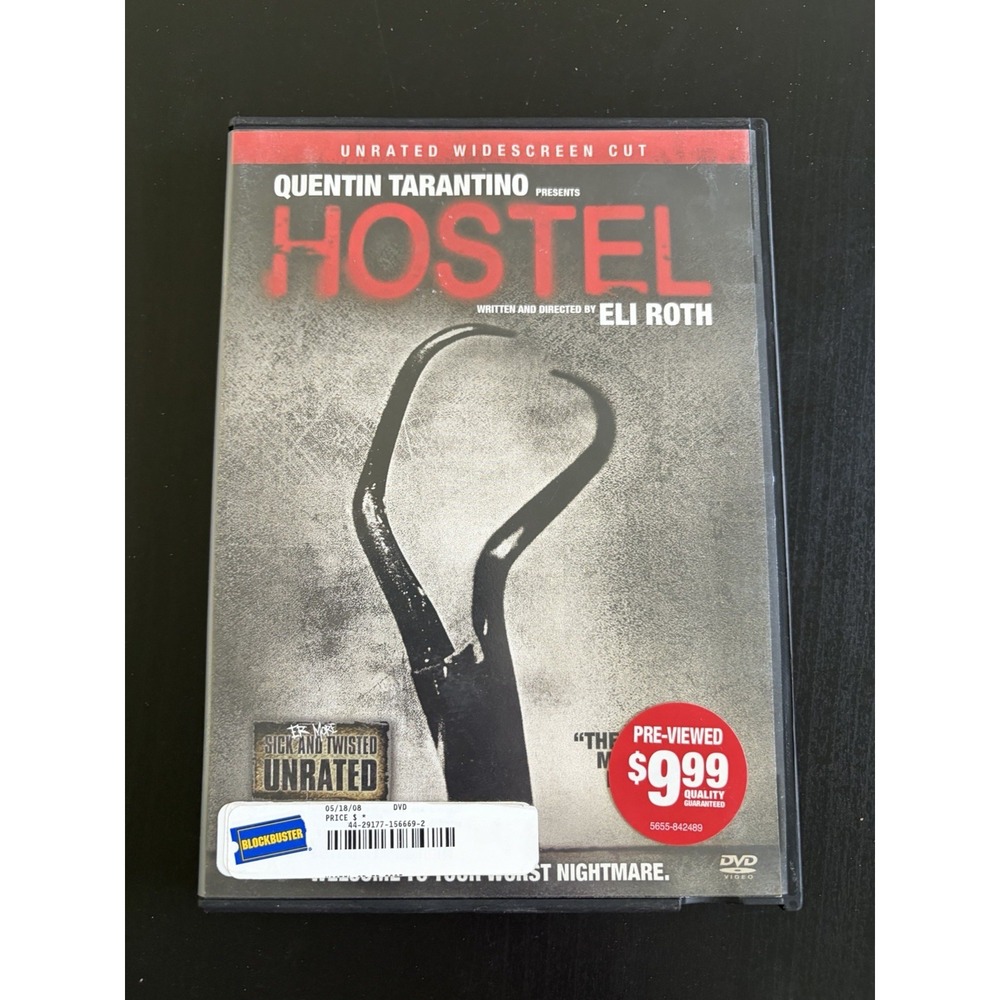 Hostel - DVD - Horror Movie Thriller Quentin Tarantino